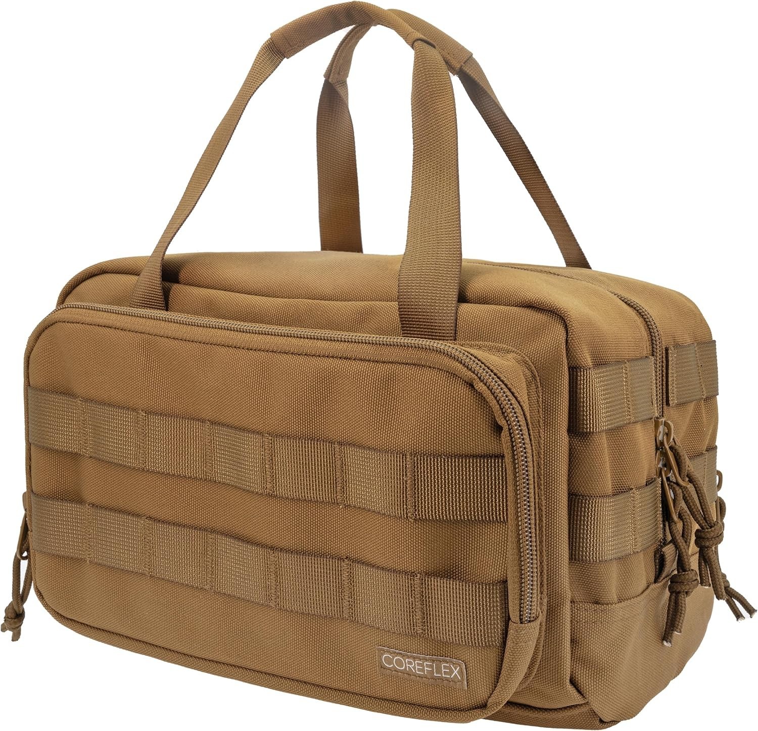 Water-Repellent Tactical Gear Bag with 9 Compartments for Tools and Accessories