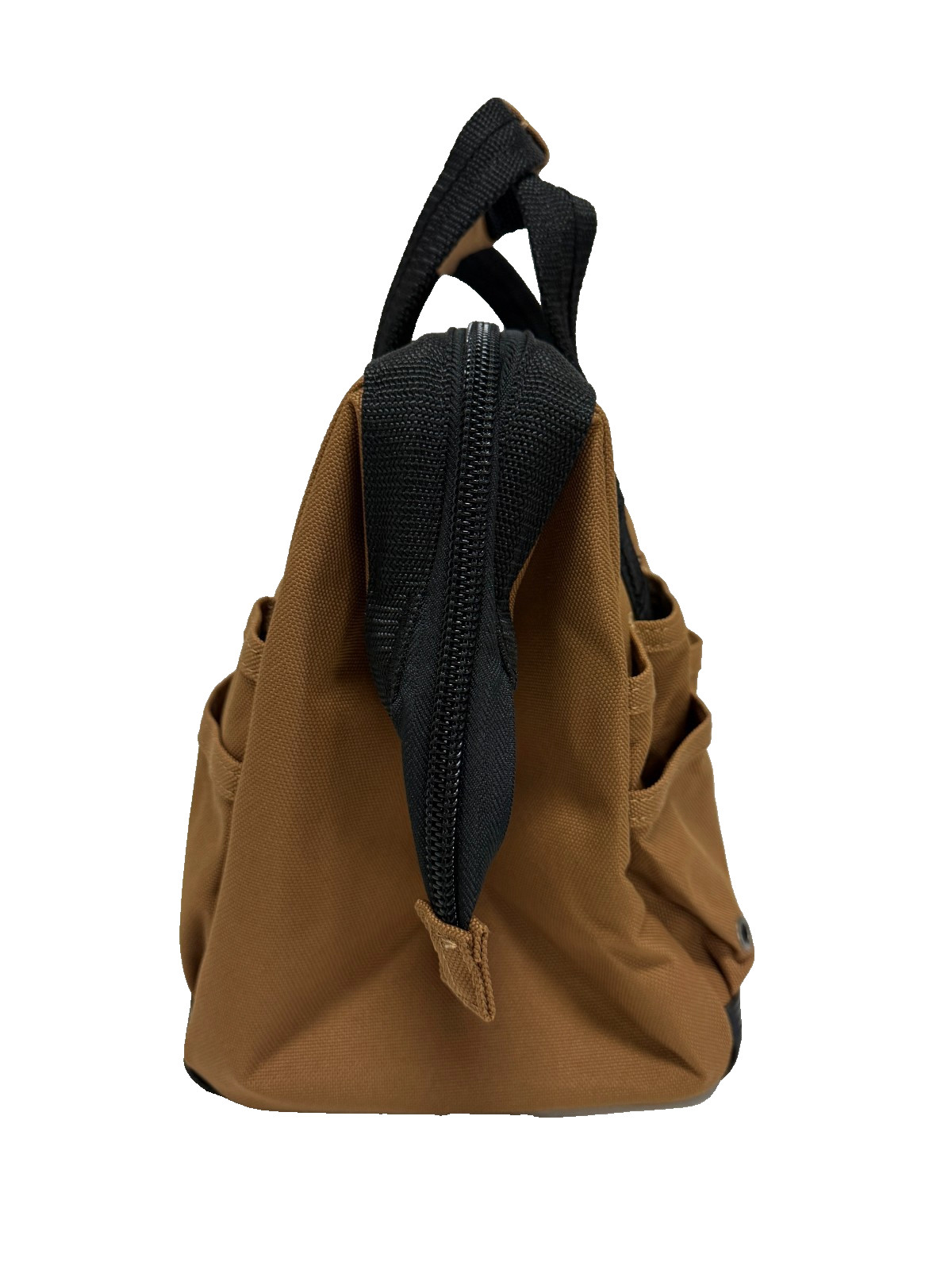 Carhartt 14 inch 25-Pocket Heavyweight Tool Bag, Durable Water Repellent, Brown