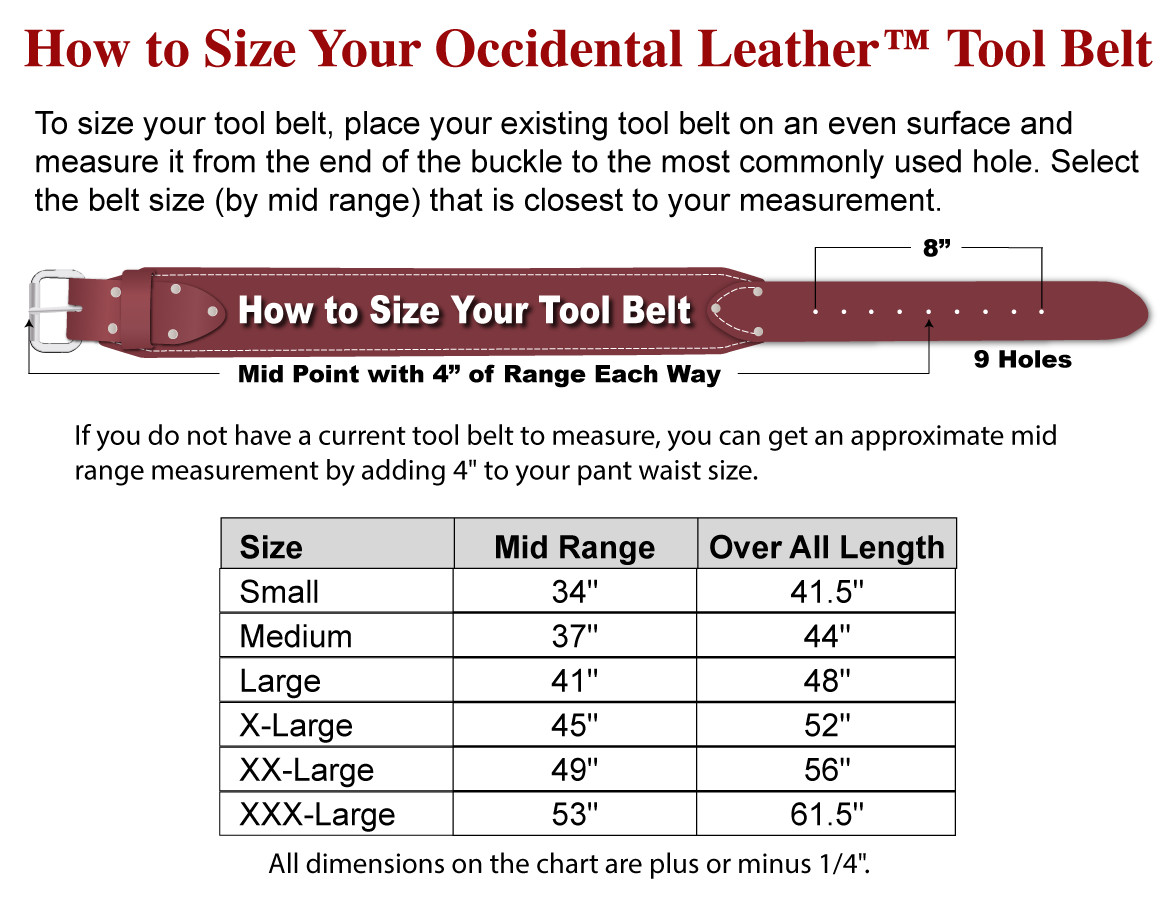 Occidental Leather NB5080DB Pro Framer Tool Belt Setup with Double Outer Bag
