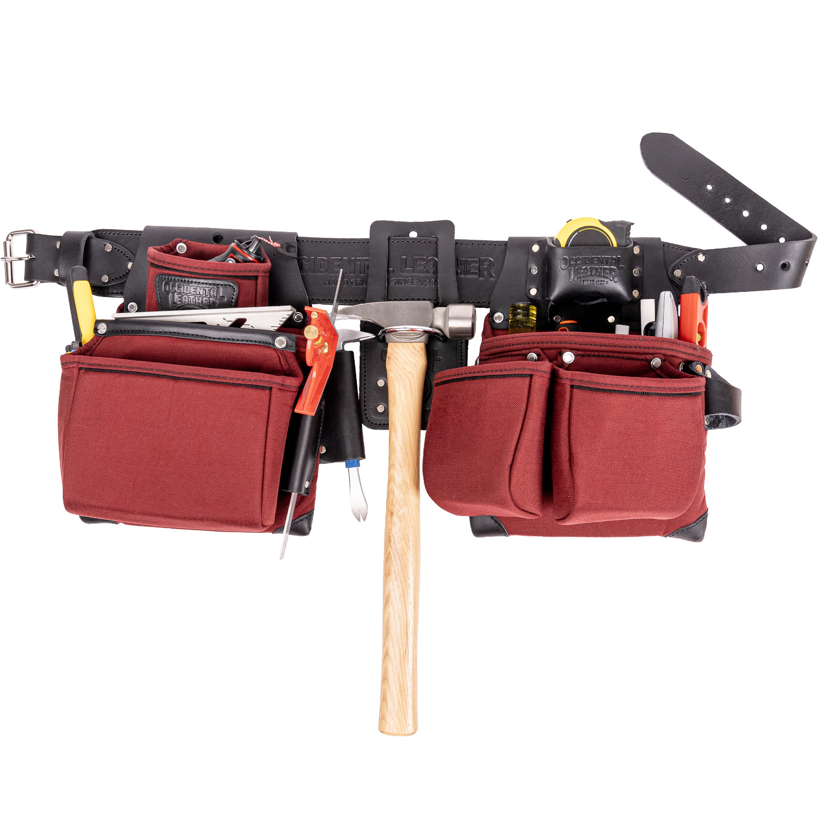 Occidental Leather R8080DB Oxy Lights 7 Bag Framer with Double Outer Bags RED