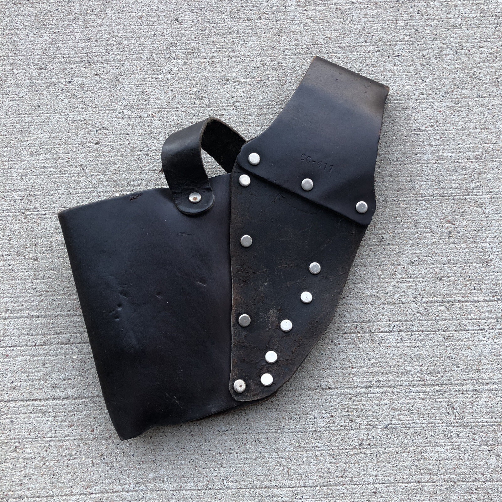 Rooster CC-411 Brown Leather Tool Gun Holster Made In Mexico See Description