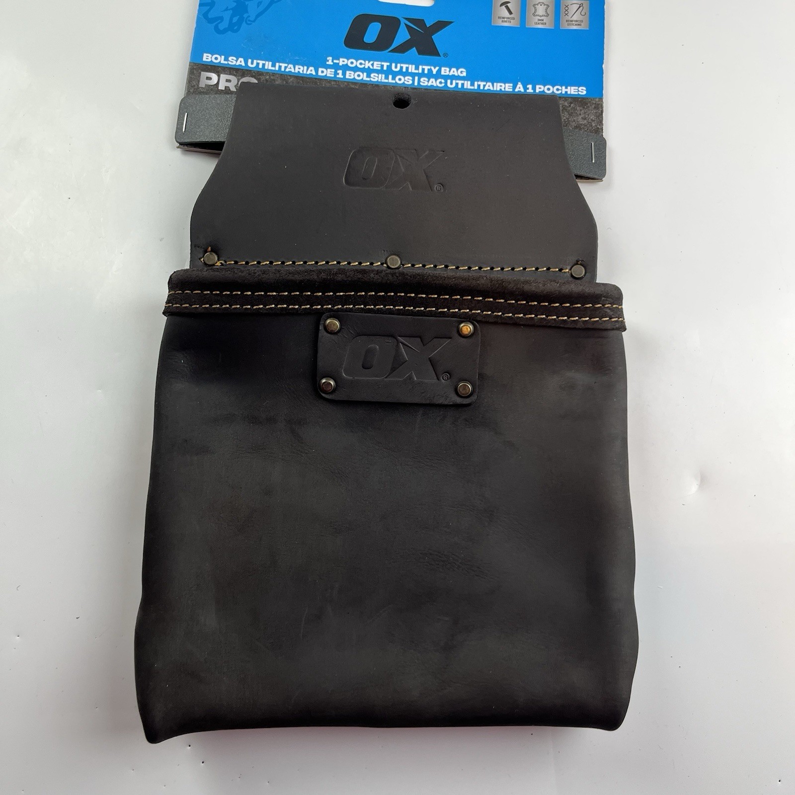 OX PRO LEATHER 1-POCKET UTILITY BAG