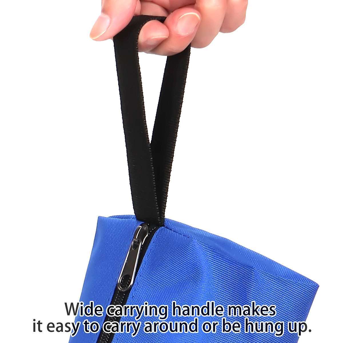 1-3pc Canvas Tool Pouch Bag Zipper Small Multipurpose Organizer Pouch Heavy Duty