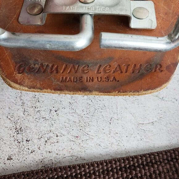 Vintage Leather Tool Belt Master Mechanic True Value Hardware USA MM LH 463X
