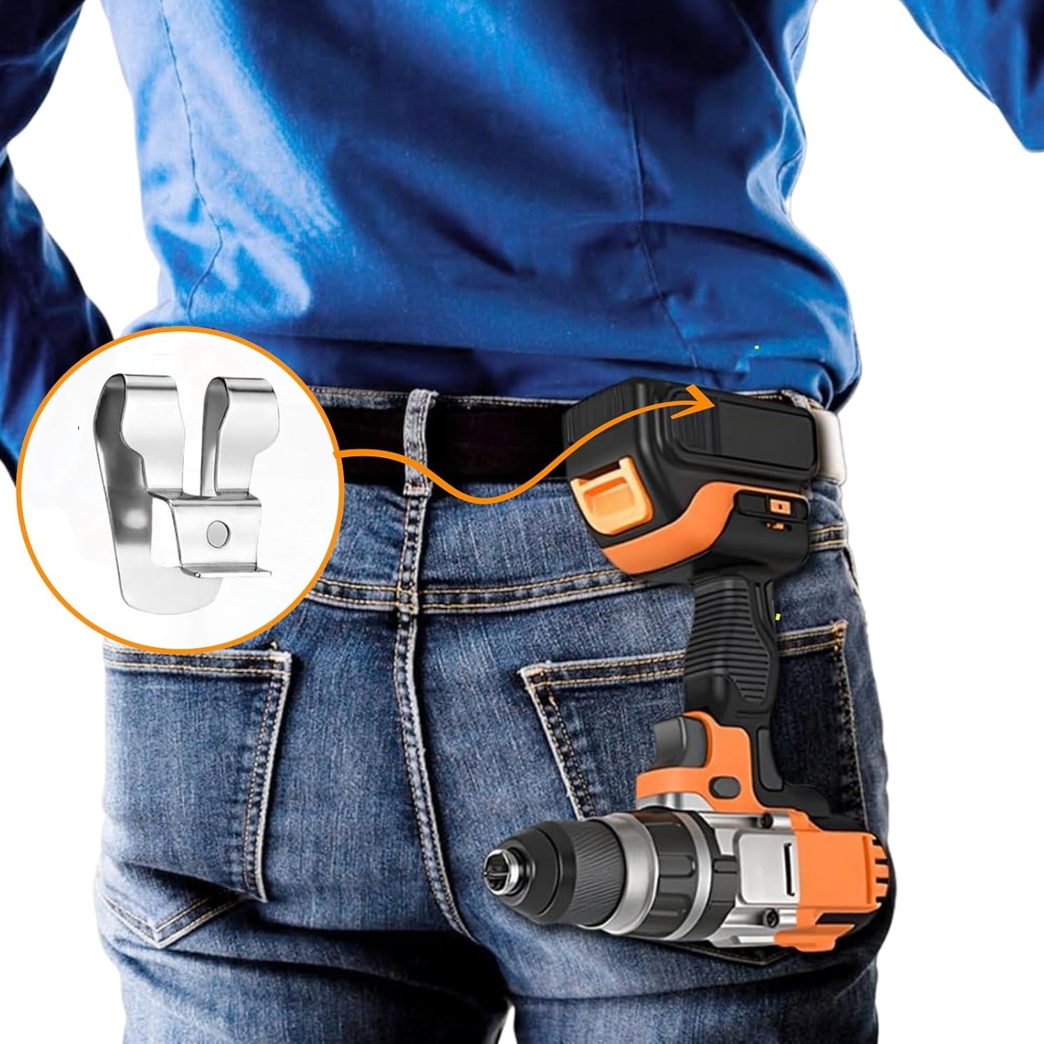 10Pcs Belt Clip Hook Holder&Screws For Ridgid/AEG Impact Driver Drill Tool US