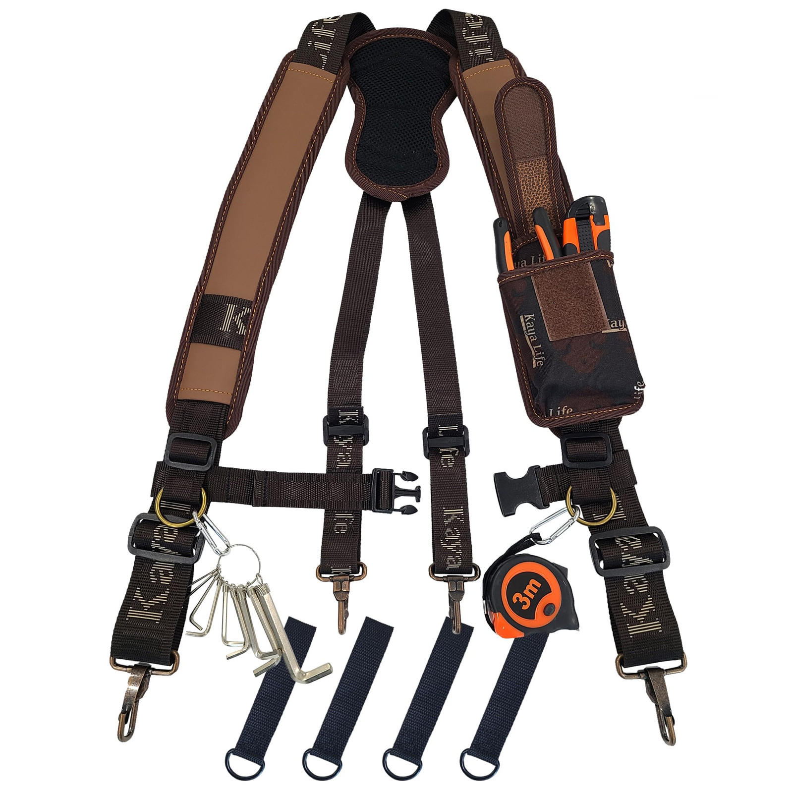 Tool Belt Suspenders Carpenter Framers Technicians Electrician Work Organizer…