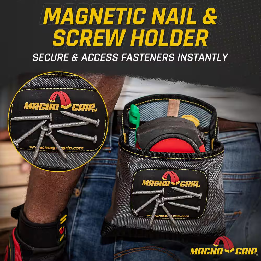 6.5 In. Platinum Pro Magnetic Clip-On Nail Utility Pouch