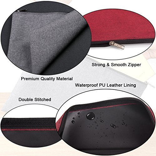 5 Pack Canvas Zipper Tool Bag Set, 13.3″ x 9.4″ 14oz Heavy 01. 5 Colors_A4