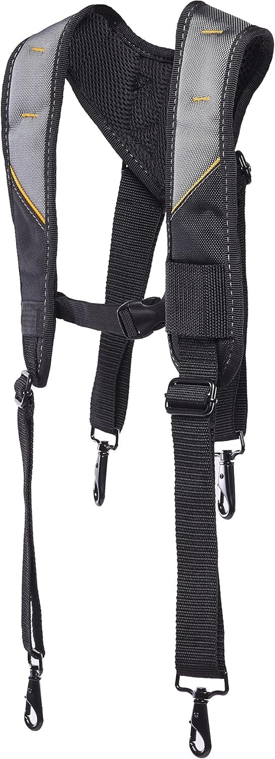 ToughBuilt ClipTech Series–Pro Padded Suspenders,Heavy-Duty Adjustable TB-CT-51