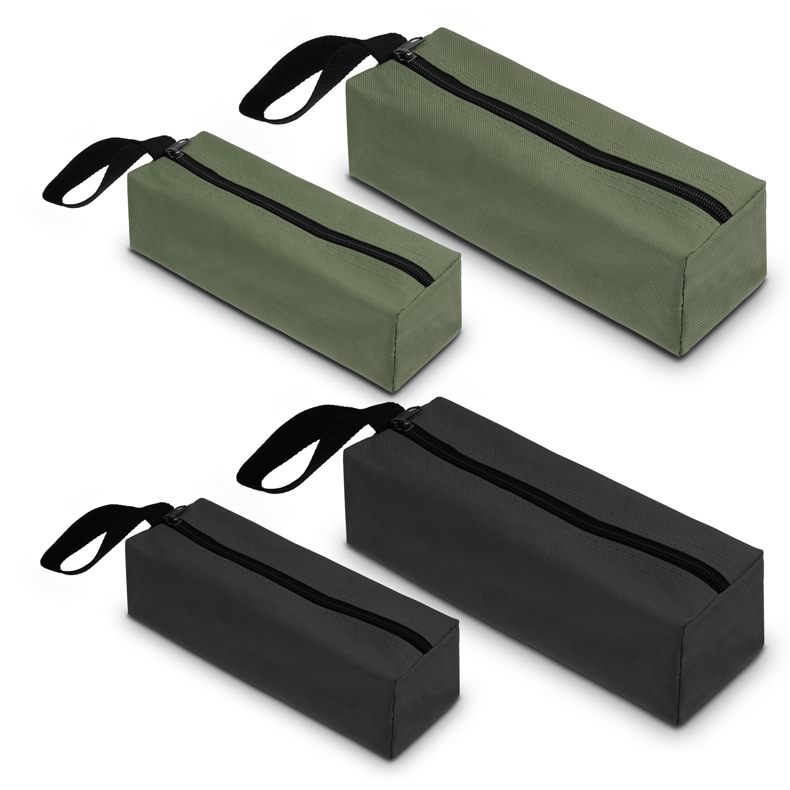 Heavy Duty Tool Pouches Zipper Bag Screwdriver Storage 11.8 9.84 In 4 PCS