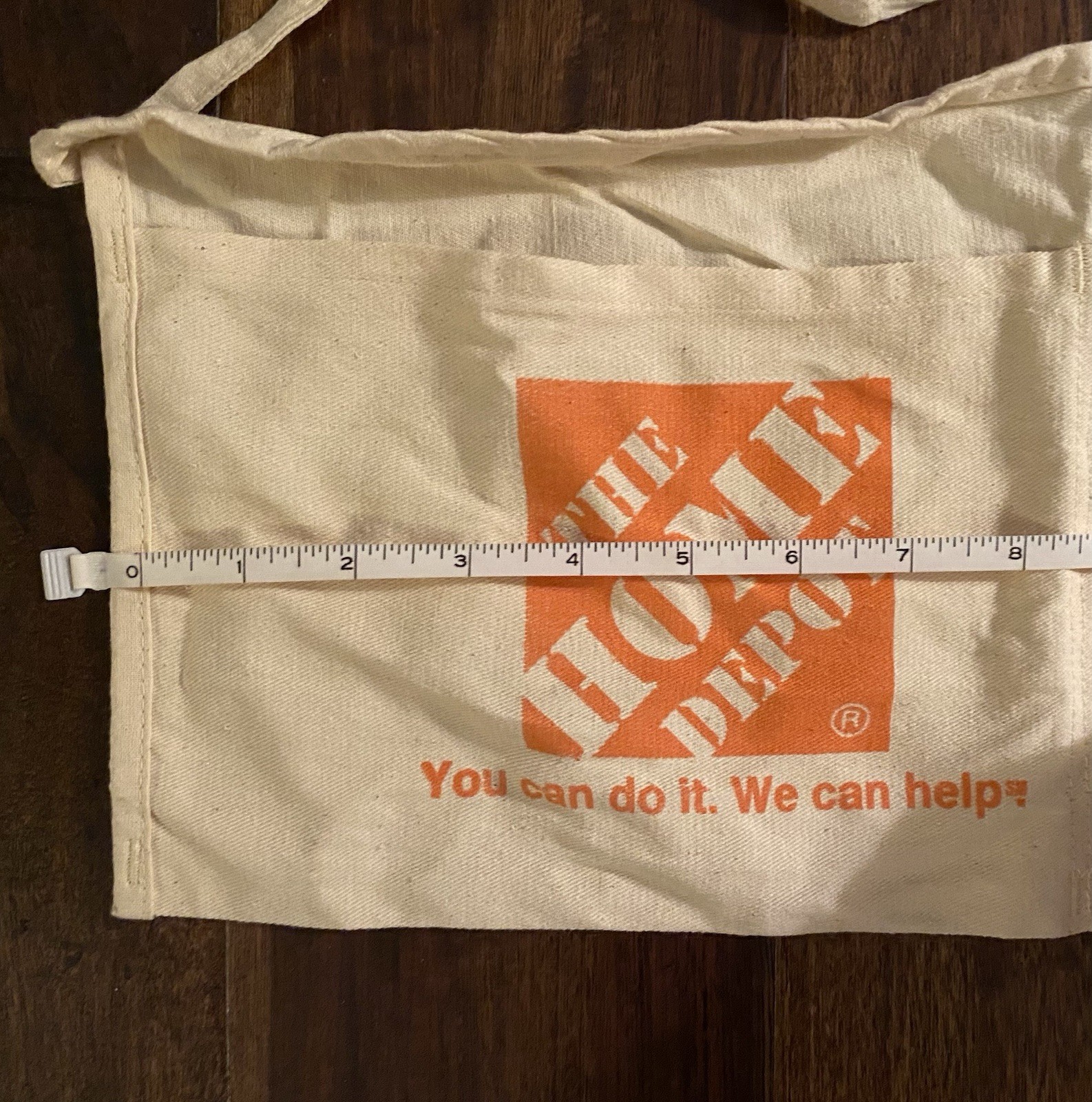 Home Depot 2 Pocket Apron Canvas Waist Tool Nail Carrier Carpenter Construction