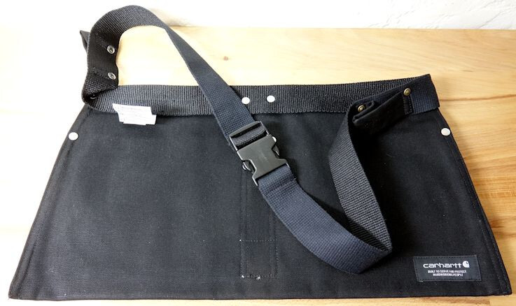 Carhartt Half Apron Style No. A09 Durable Firm Cotton Duck 2XL (44-46) Black NEW